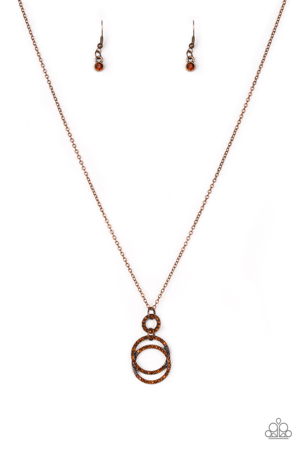 Classically classic deals copper necklace paparazzi