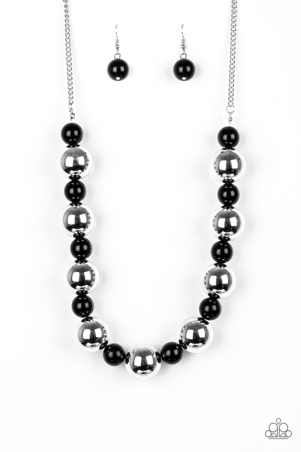 Paparazzi Top Pop Black Short Necklace