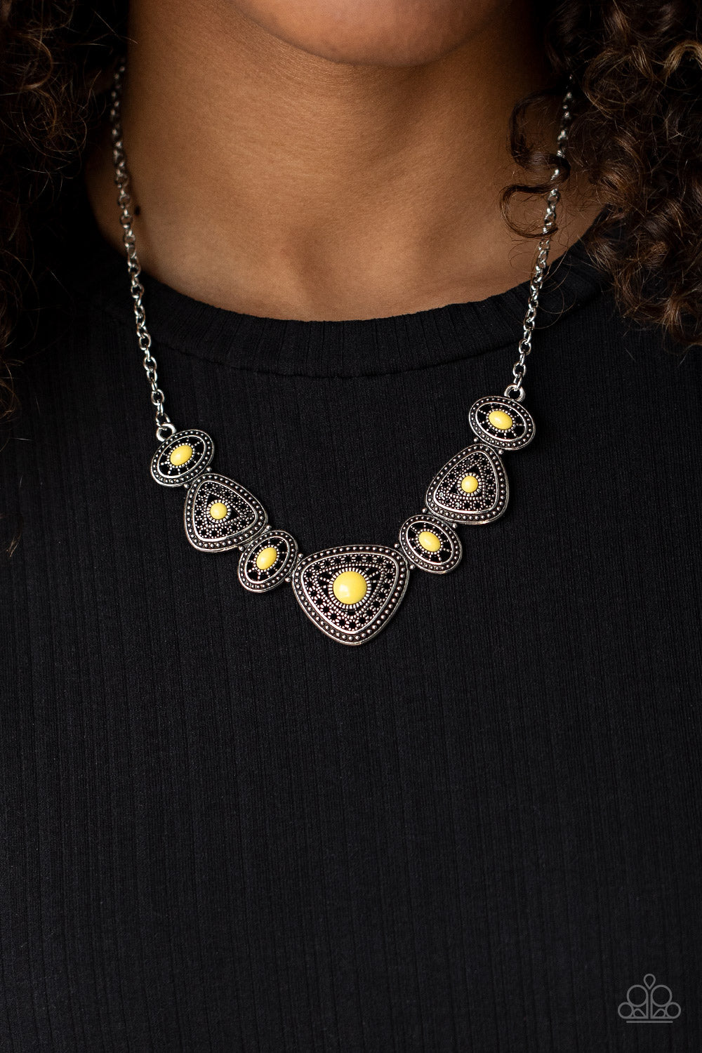 Paparazzi Totally TERRA-torial Yellow Short Necklace