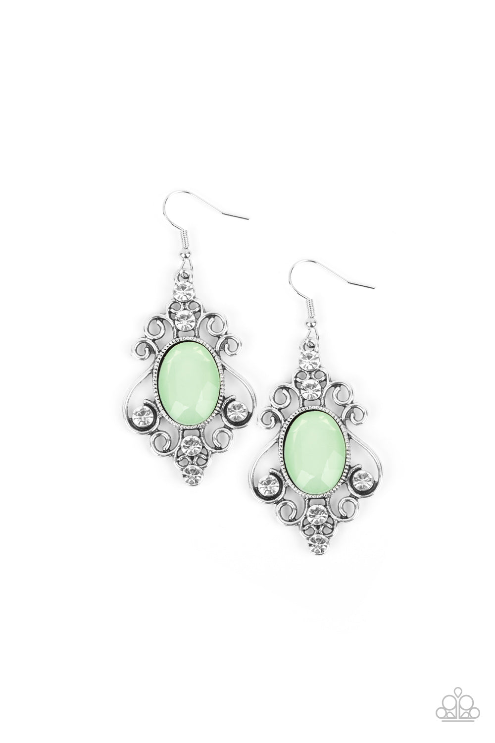 Paparazzi Tour de Fairytale Green Fishhook Earrings