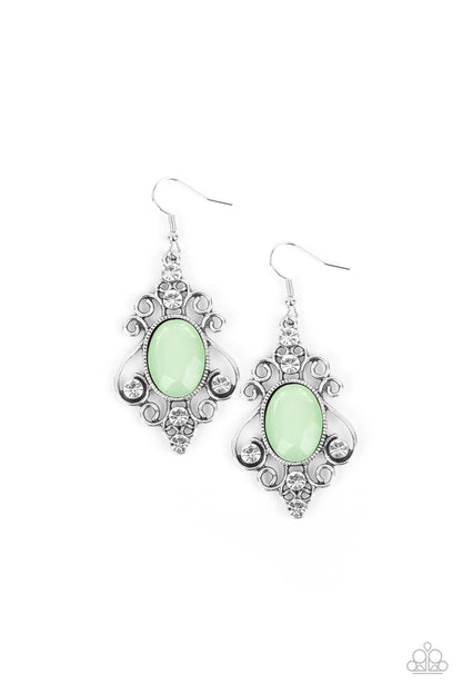 Paparazzi Tour de Fairytale Green Fishhook Earrings