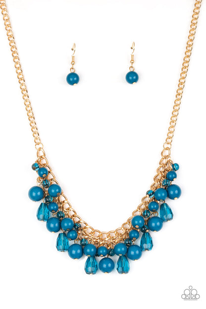 Paparazzi Tour de Trendsetter Blue Short Necklace