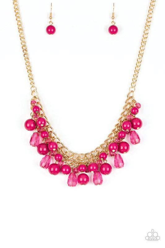 Paparazzi Tour de Trendsetter Pink Short Necklace