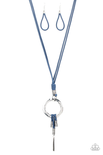 Paparazzi Tranquil Artisan Blue Long Necklace