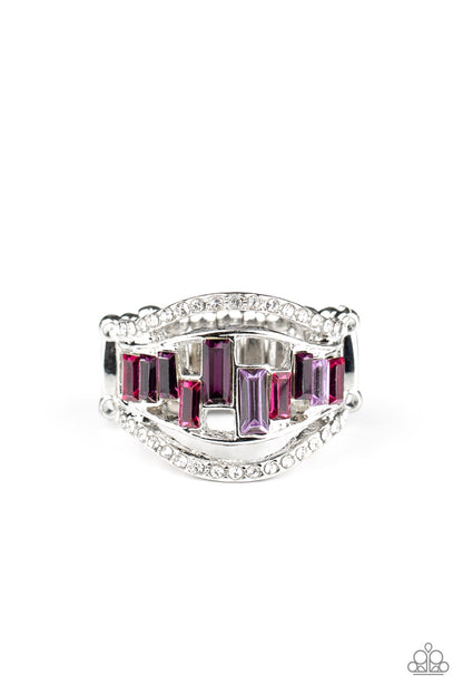 Paparazzi Treasure Chest Charm Purple Ring