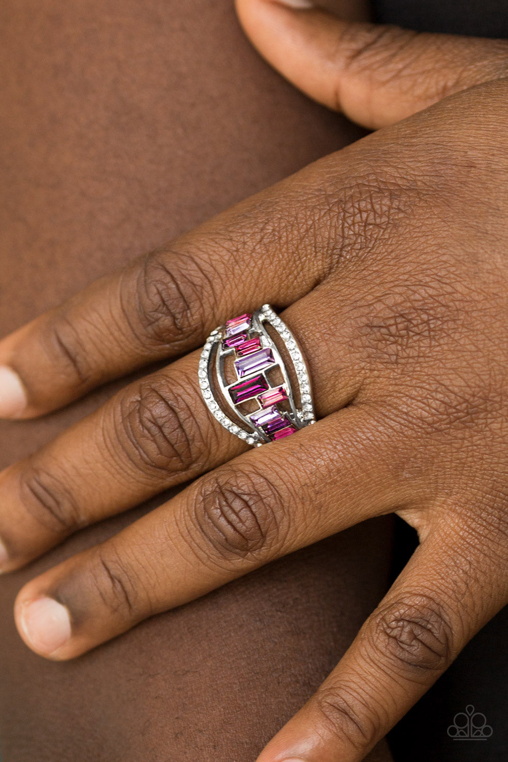 Paparazzi Treasure Chest Charm Purple Ring