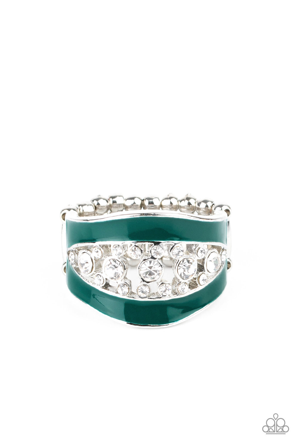 Paparazzi Trending Treasure Green Ring