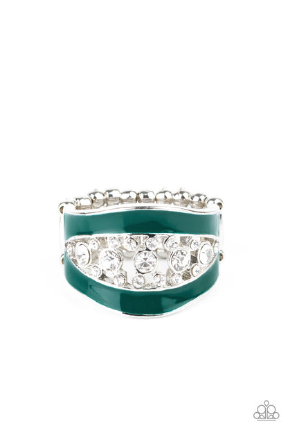 Paparazzi Trending Treasure Green Ring