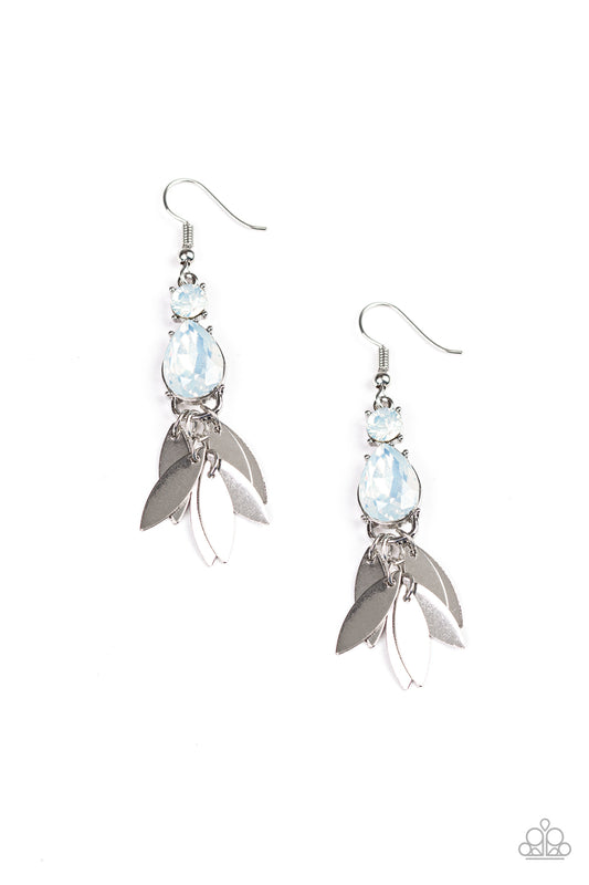 Paparazzi Tropical Tranquility White Fishhook Earrings