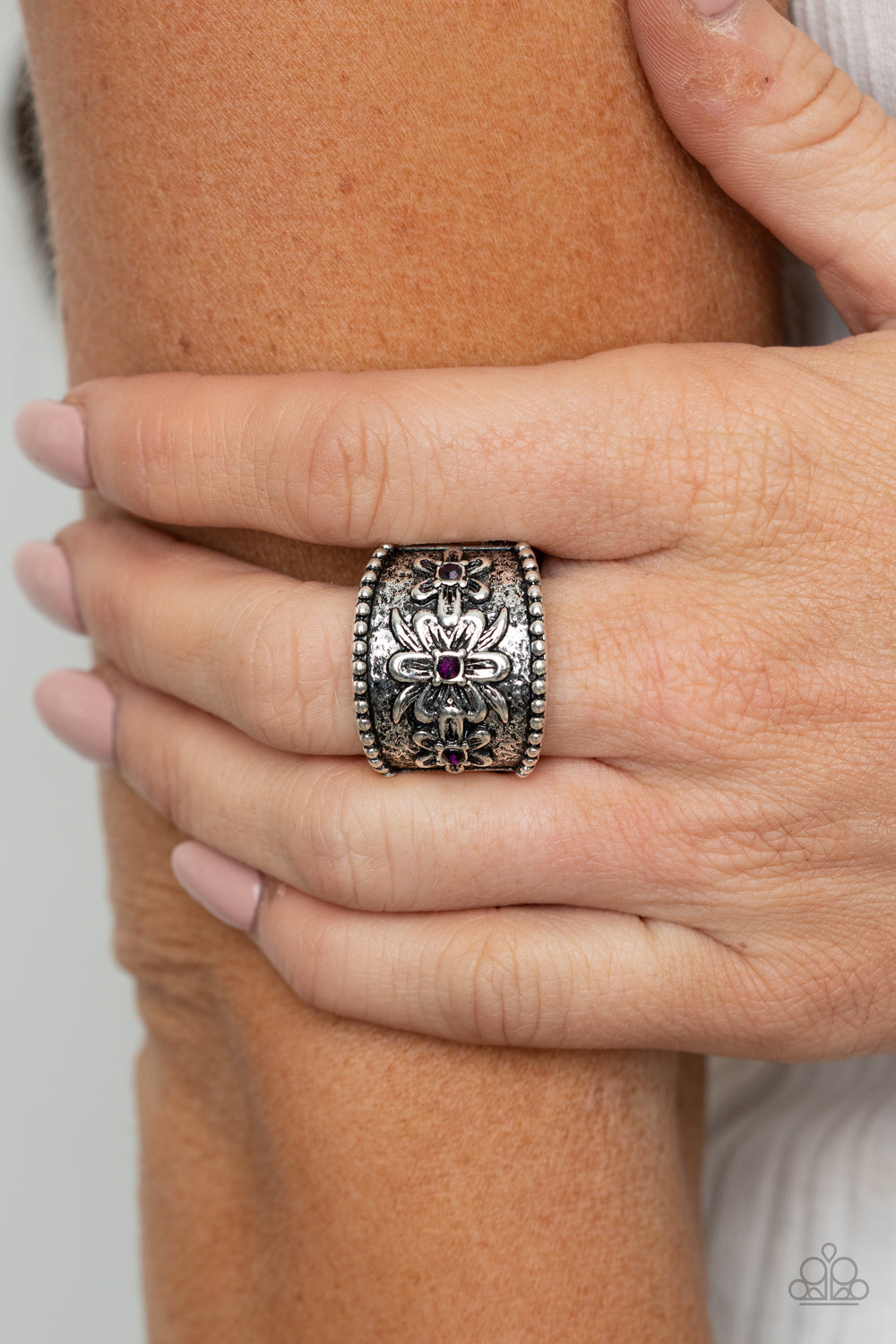 Paparazzi Tropical Nights Purple Ring