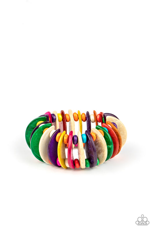 Paparazzi Tropical Tiki Bar Multi Stretch Bracelet