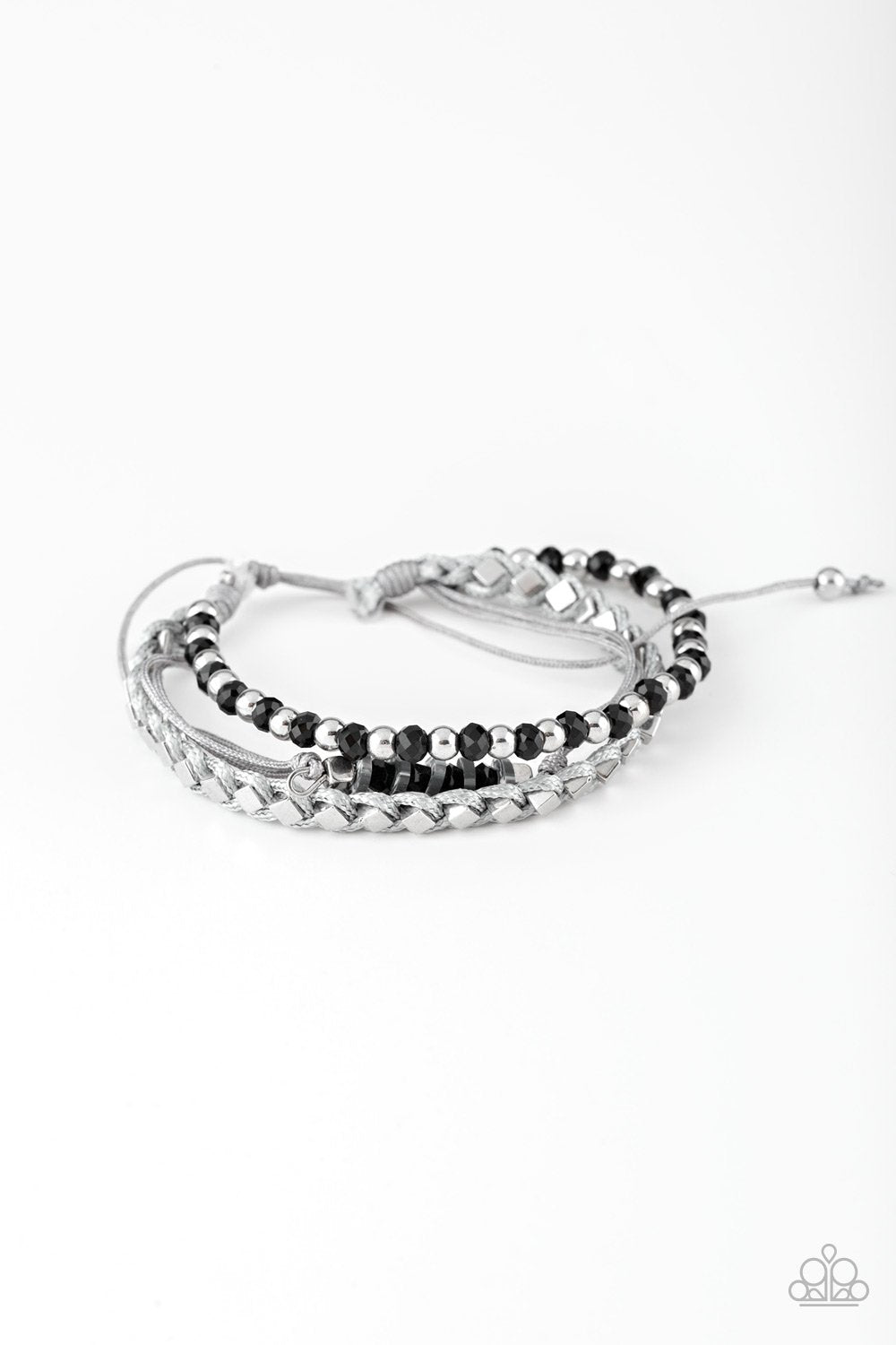 Paparazzi Ultra Mod Black Sliding Knot Bracelet