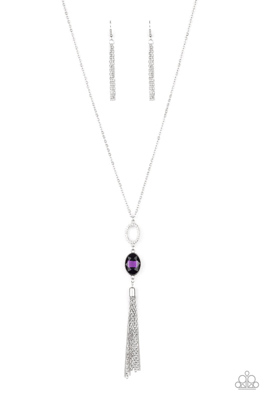 Paparazzi Unstoppable Glamour Purple Long Necklace - P2RE-PRXX-207SA