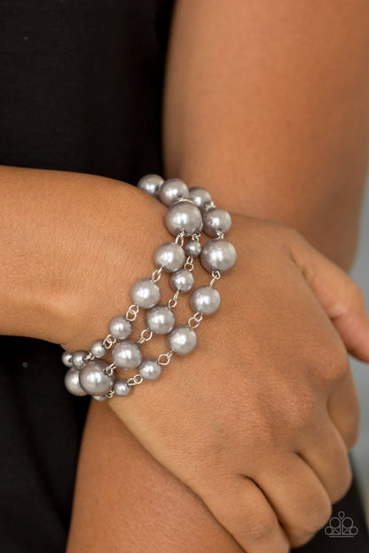 Paparazzi Until The End Of Timeless Silver Clasp Bracelet