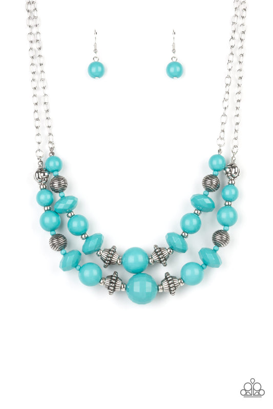 Paparazzi Upscale Chic Blue Short Necklace - P2ST-BLXX-137XX