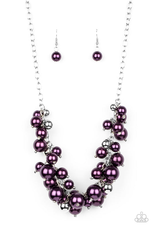 Paparazzi Uptown Upgrade Purple Short Necklace