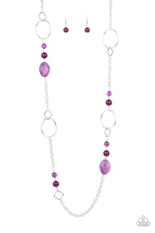 Paparazzi Very Visionary Purple Long Necklace - P2WH-PRXX-295XX