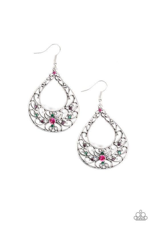 Paparazzi Vine Shine Multi Fishhook Earrings
