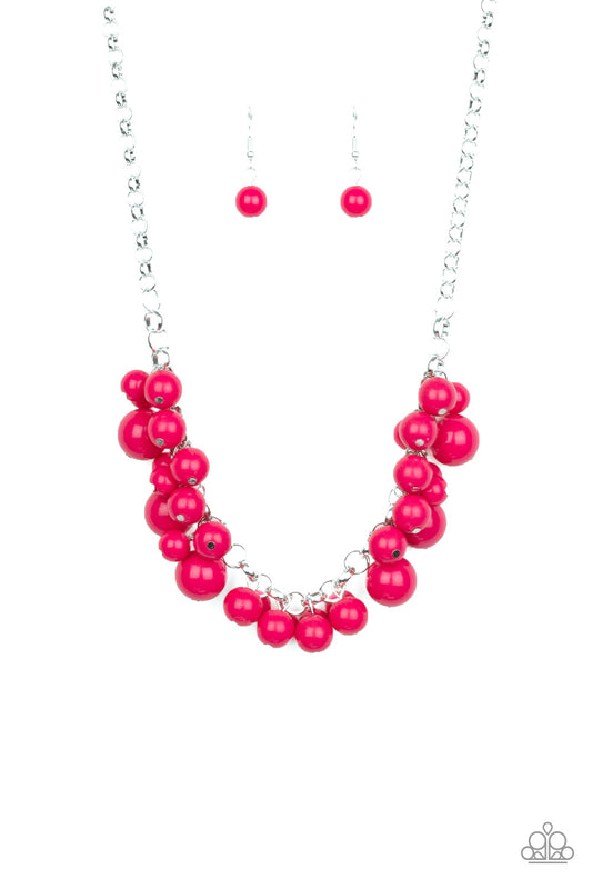 Paparazzi Walk This BROADWAY Pink Short Necklace