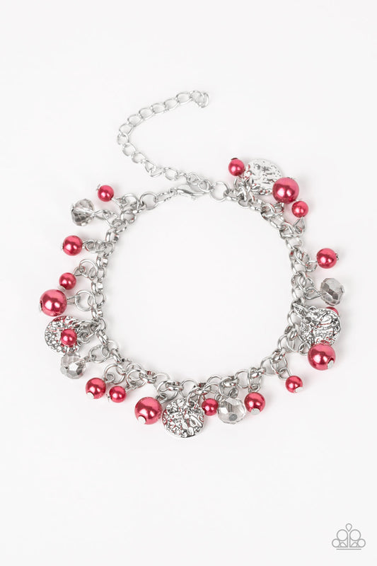 Paparazzi West Coast Wanderer Red Clasp Bracelet