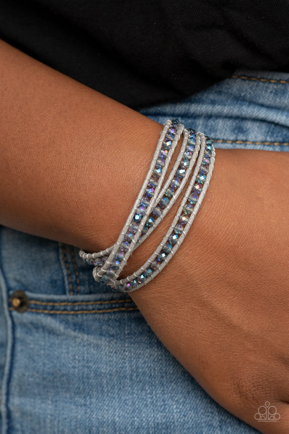 Paparazzi What Goes Around Multi Double Wrap Bracelet - Life of the Party Exclusive April 2021