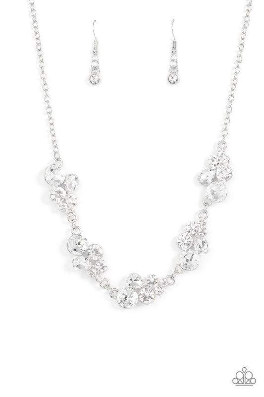 Paparazzi WIFE of the Party White Short Necklace