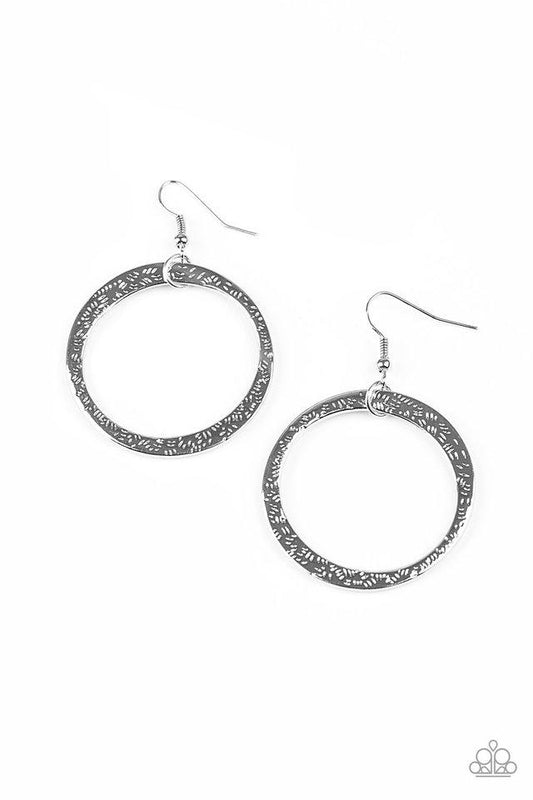 Paparazzi Wildly Wild-lust Silver Fishhook Earrings