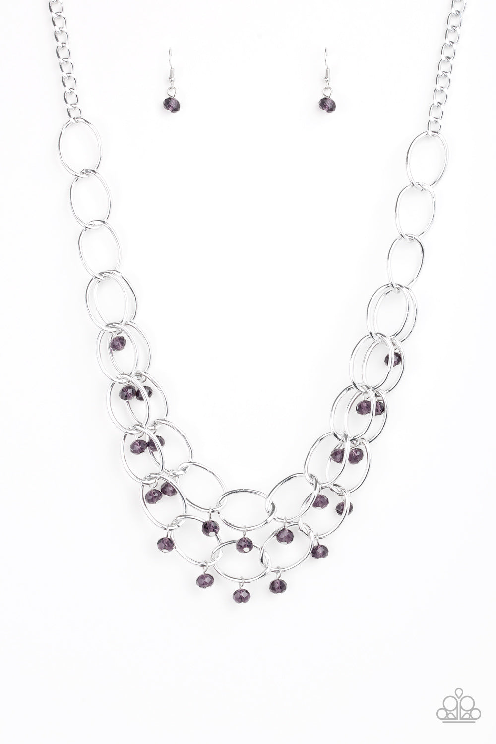 Paparazzi Yacht Tour Purple Short Necklace