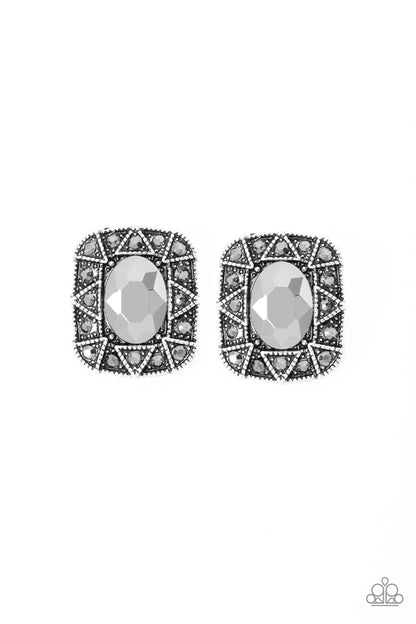 Paparazzi Young Money Silver Post Earrings