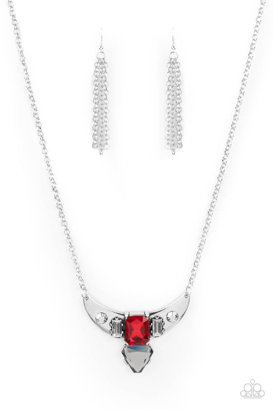 Paparazzi You The TALISMAN! Red Long Necklace